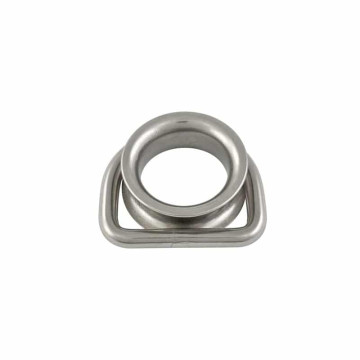 D-ring met zeiloog 62 x 55 mm RVS-316