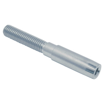 Mini draadterminal met linkse binnendraad M5/2,5 mm RVS-316