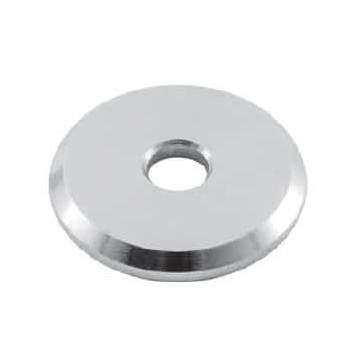Schijf Ø 35 x 4 mm gat Ø 8,5 mm RVS-304 mat geslepen