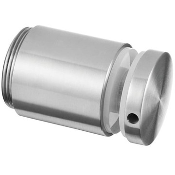 Glasadapter verstelbaar 50 mm vlak lengte 40 mm RVS-316 mat geslepen model 0749 Glasadapter verstelbaar 50 mm vlak lengte 40 mm RVS-316 mat geslepen model 0749