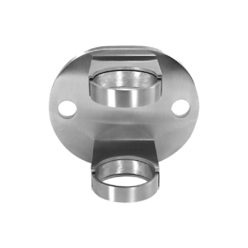 Wandanker voor buis 42,4 mm RVS-304 mat geslepen