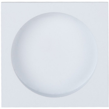 Inbouwkom SQUARE LSQ54 wit gecoat RVS-304