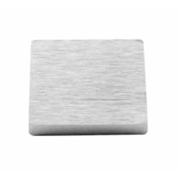 Plaat 40 x 40 x 4 mm RVS-304 mat geslepen