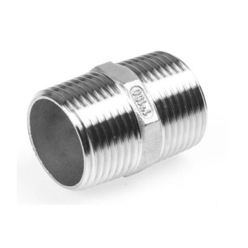 Zeskant nippel BSP, 3/4 inch RVS-316 (A4) Zeskant nippel BSP, 3/4 inch RVS-316 (A4)