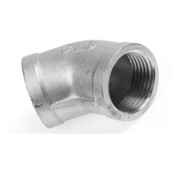 Knie bi-bi 45 BSP, 3/4 inch RVS-316 (A4)