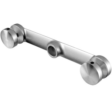 Glasadapter spider 2-arm 40 mm vlak RVS-304 mat geslepen model 0752
