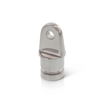 Eindkap met oog, 19mm RVS-316 (A4)