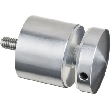 Glasadapter 50 mm vlak lengte 40 mm RVS-316 mat geslepen model 0747