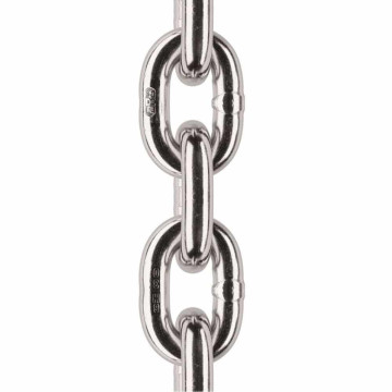 Ketting Roxma® 10 mm kortschalmig ISO 4565 per meter RVS-316 (A4)