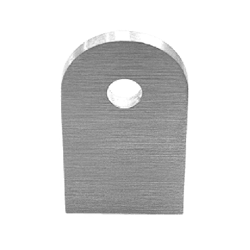 Laslip 70 x 40 x 6 mm RVS-304 mat geslepen Laslip 70 x 40 x 6 mm RVS-304 mat geslepen