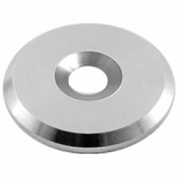 Schijf Ø 35 x 5 mm gat Ø 10,5 mm RVS-304 mat geslepen