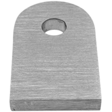 Laslip 50 x 30 x 6 mm RVS-304 mat geslepen