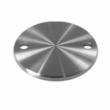 Ankerplaat Ø 100 x 8 mm RVS-304 mat geslepen