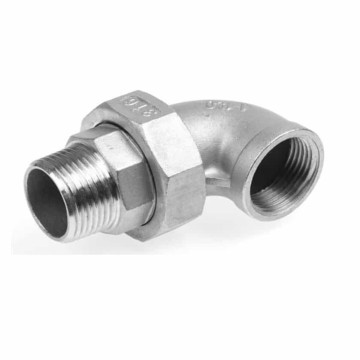 Haakse koppeling bi-bu con BSP, 1 inch RVS-316 (A4) Haakse koppeling bi-bu con BSP, 1 inch RVS-316 (A4)