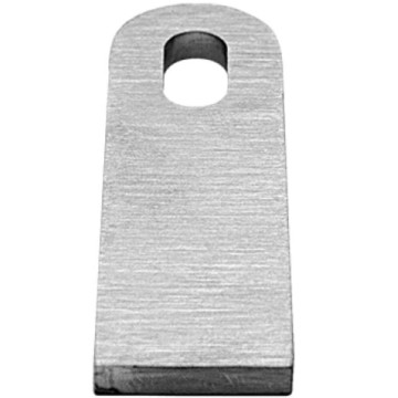 Laslip 100 x 30 x 6 mm RVS-304 mat geslepen