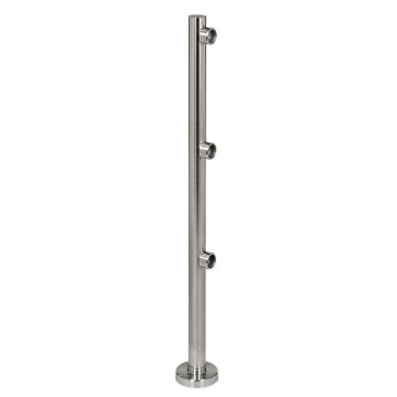 Geleidingssysteem Rone midden staander RVS-304 mat geslepen