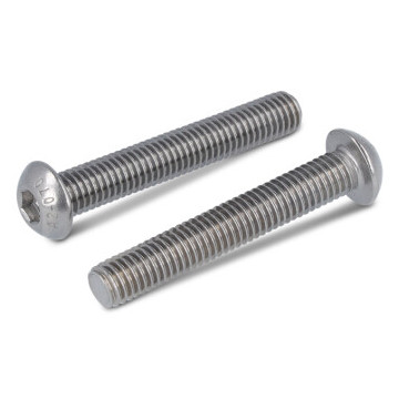 Platkopschroef M8 x 75/75 mm ISO 7380 RVS A2 SW5 (100 stuks)