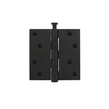 Intersteel Kogellagerscharnier recht tot 70 kilo mat zwart RVS-304