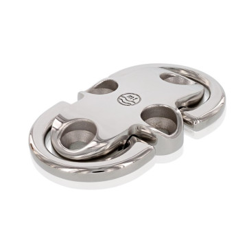 Opvouwbaar padoog lengte 45 mm voor 4 schroeven RVS-316