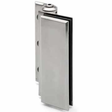 Glasdeurscharnier voor glasdikte 8 - 12,76 mm RVS-304 mat geslepen model 1002