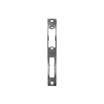 Vlakke sluitplaat voor elektrische deuropener 176 x 23,5 x 3 mm RVS-304