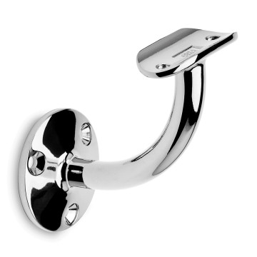 Leuninghouder Olivia voor buis Ø 38,1 mm zamak chroom look
