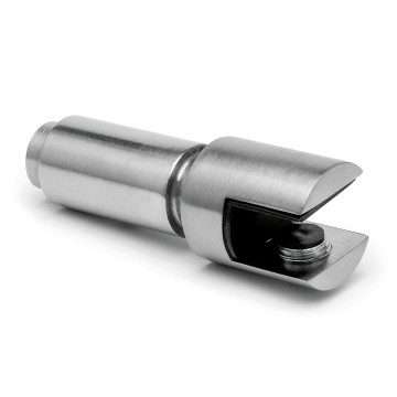 Glashouder voor buis Ø 19,0 mm, plafondmontage Alla zamak RVS look Glashouder voor buis Ø 19,0 mm, plafondmontage Alla zamak RVS look
