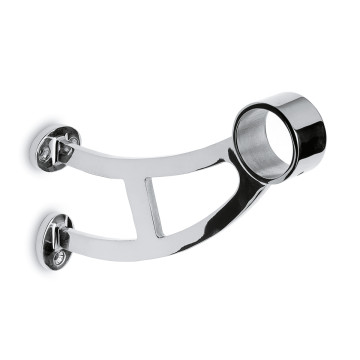 Voetsteun Fiola voor buis Ø 38,1 mm zamak chroom look