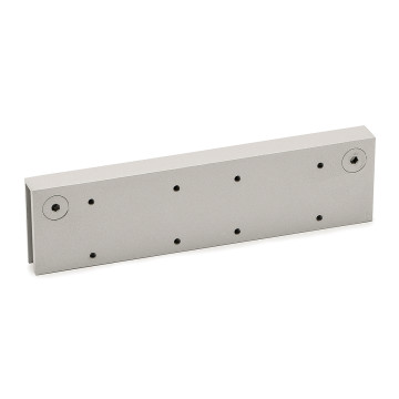 Glasdeurschoen Phyllis aluminium mat geanodiseerd