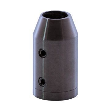 Stafhouder voor staf 12 mm vlak RVS-316 antracietgrijs model 0650 Stafhouder voor staf 12 mm vlak RVS-316 antracietgrijs model 0650
