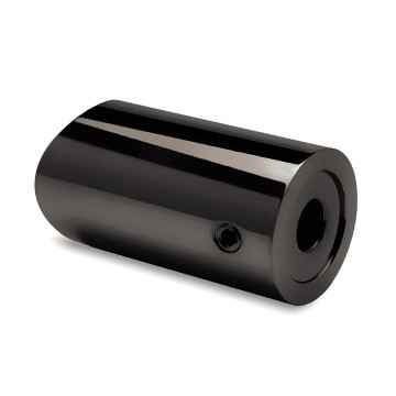 Vlakke adapter Sarleen voor buis Ø 19 mm zamak zwart