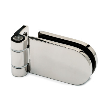 Glasdeurscharnier Kirstin glas/wand RVS-304 glanzend gepolijst