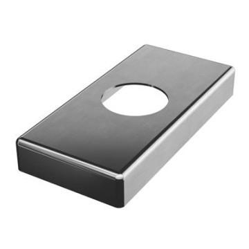Afdekkap voor MOD 0948 48,3 mm RVS-316 mat geslepen model 0514