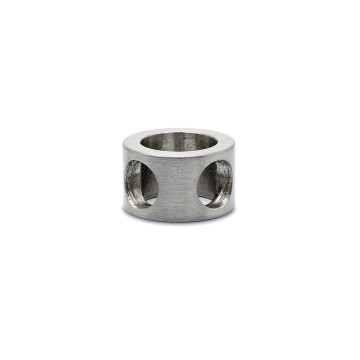 Adapter voor hoeksteun 90° Akkie voor staf 6 mm RVS-304 mat geslepen Adapter voor hoeksteun 90° Akkie voor staf 6 mm RVS-304 mat geslepen