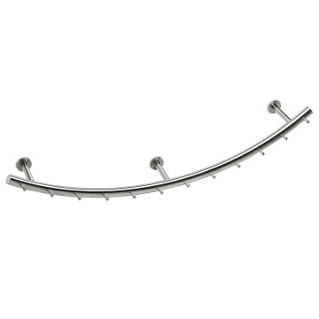 Kapstok Abelina 1250 mm zamak RVS look