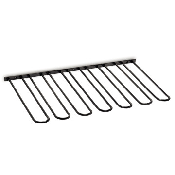 Glazenhouder Sonja 300 mm zamak zwart