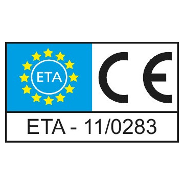Houtbouwschroef rondkop 5,0 x 60 mm Art. 9045 RVS A2-50 TX25 (100 stuks)
