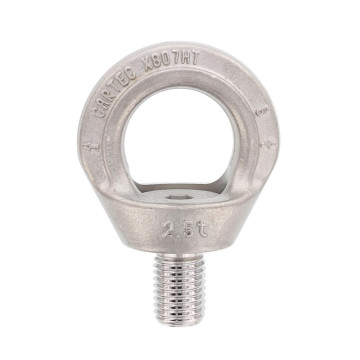 Oogbout draaibaar M16 RVS-318L (Duplex)