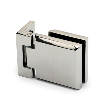 Glasdeurscharnier Suzanne glas/wand RVS-304 glanzend gepolijst