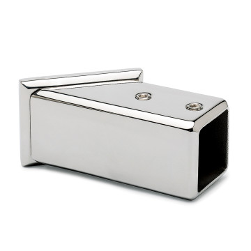Muur flens 45° voor vierkant buis 20 x 20 mm Aralia RVS-304 glanzend gepolijst Muur flens 45° voor vierkant buis 20 x 20 mm Aralia RVS-304 glanzend gepolijst