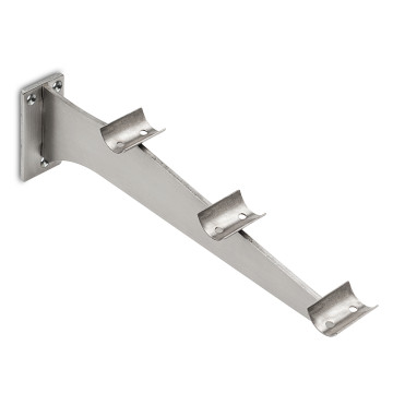 Buizensteun Konstanze voor buis Ø 25,4 mm zamak RVS look Buizensteun Konstanze voor buis Ø 25,4 mm zamak RVS look