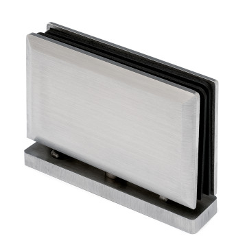 Glasdeurscharnier Jelse vloer/plafondmontage RVS-304 mat geslepen Glasdeurscharnier Jelse vloer/plafondmontage RVS-304 mat geslepen