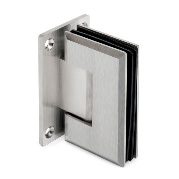 Glasdeurscharnier, verstelbaar Tatum glas/wand dubbelzijdige voet RVS-304 mat geslepen