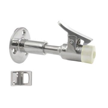 Deurstopper en vastzetter verstelbaar 87-120 mm RVS-316 (A4) Deurstopper en vastzetter verstelbaar 87-120 mm RVS-316 (A4)