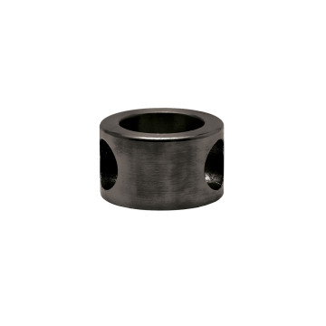Adapter voor hoeksteun 45° Clara voor staf 10 mm zamak zwart