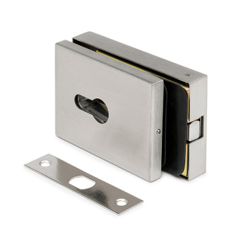 Glasdeurslot Vreneli RVS-304 mat geslepen Glasdeurslot Vreneli RVS-304 mat geslepen