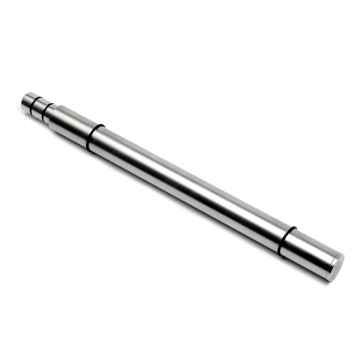 Console met 2 rubberringen voor glazen schap Devana Ø 25,4 mm 350 mm RVS-304 mat geslepen