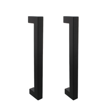 Intersteel Deurgrepen Vierkant per paar 325x60x25 mm mat zwart RVS-304 Intersteel Deurgrepen Vierkant per paar 325x60x25 mm mat zwart RVS-304