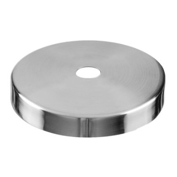 Afdekkap 76 mm buis 12 mm RVS-304 mat geslepen model 0515 Afdekkap 76 mm buis 12 mm RVS-304 mat geslepen model 0515