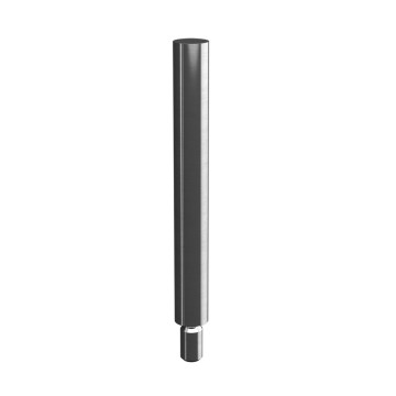 Railingsteun steel M8 lengte 100 mm voor vlakke ligger RVS-304 mat geslepen model 0817